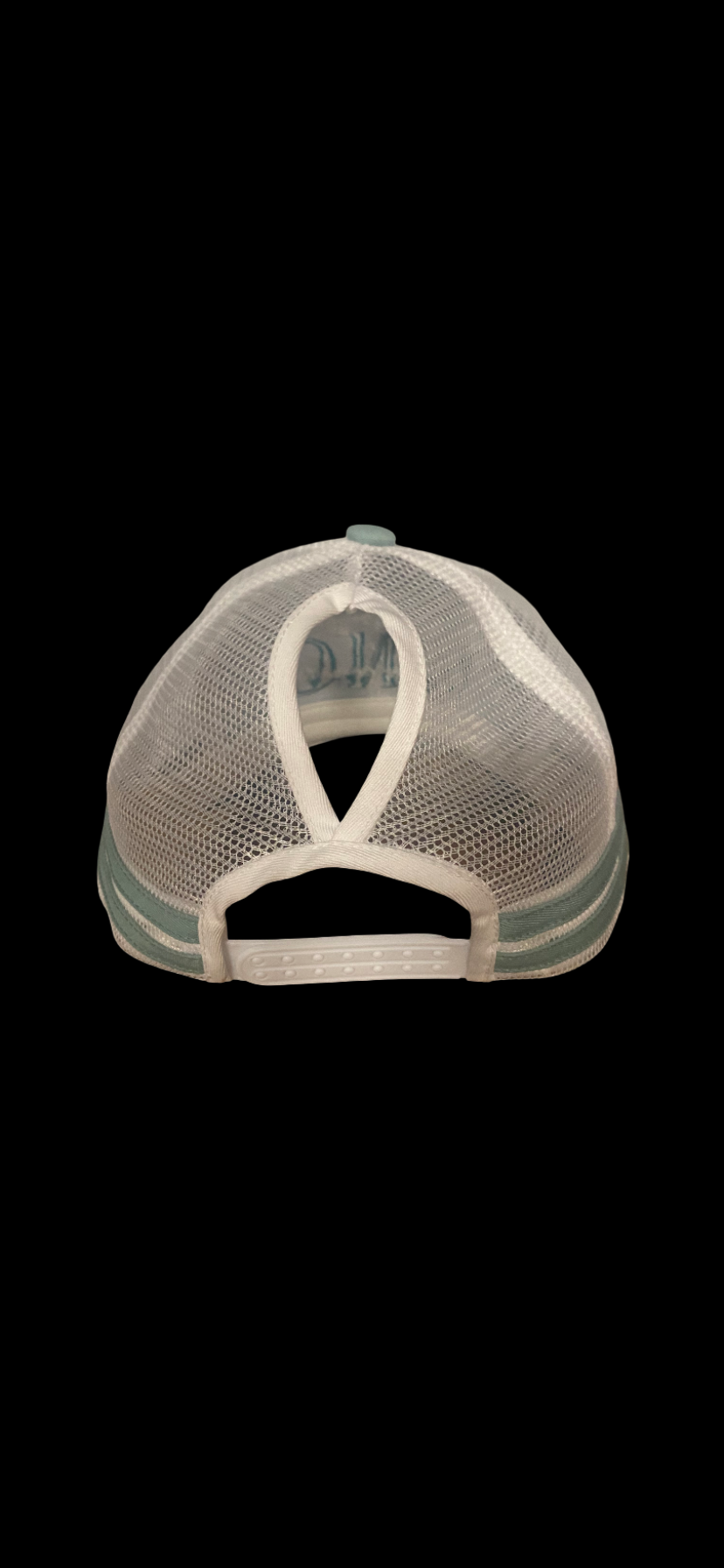 Dusty Bull Ponytail Trucker Cap- Corrie