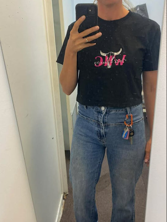 'Aussie Cotton' Cropped Tee