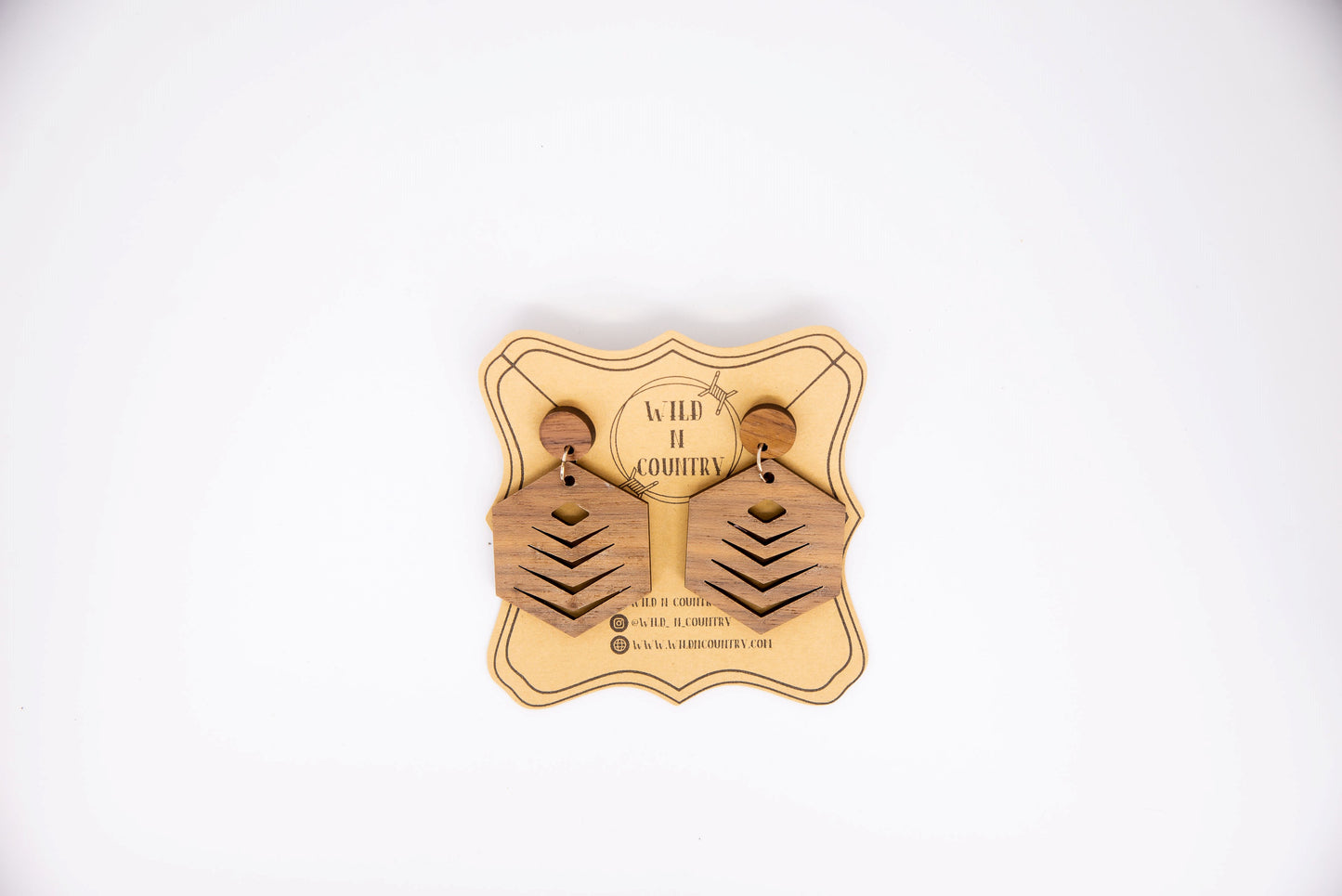Wooden Triangle Dangle