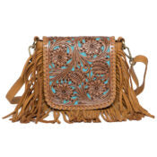 Aviana Sling Bag with Turquoise Base