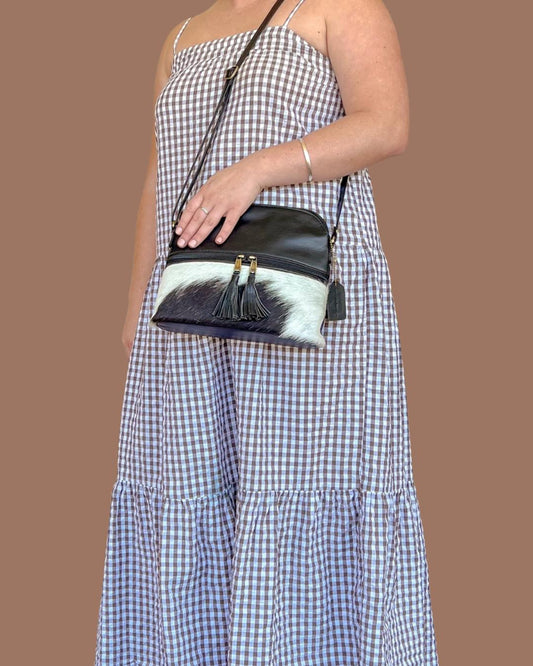 Finland cowhide handbag