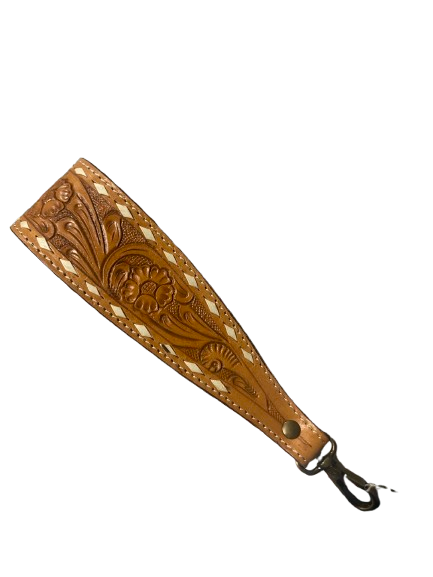 Tooled Bag Wrist Strap