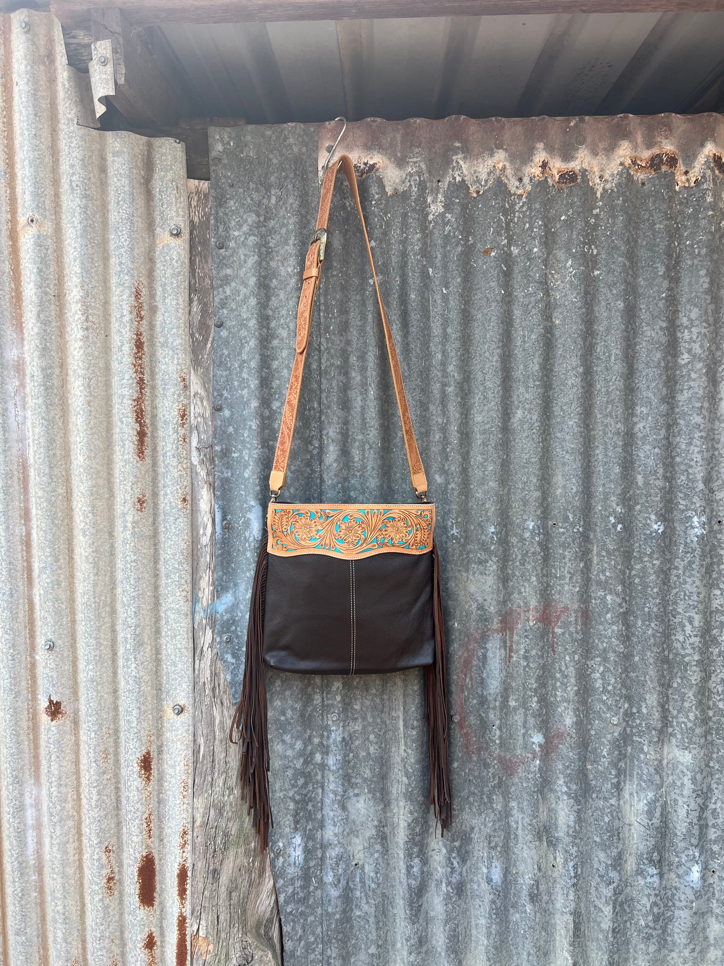 Tahlia Tooled Handbag