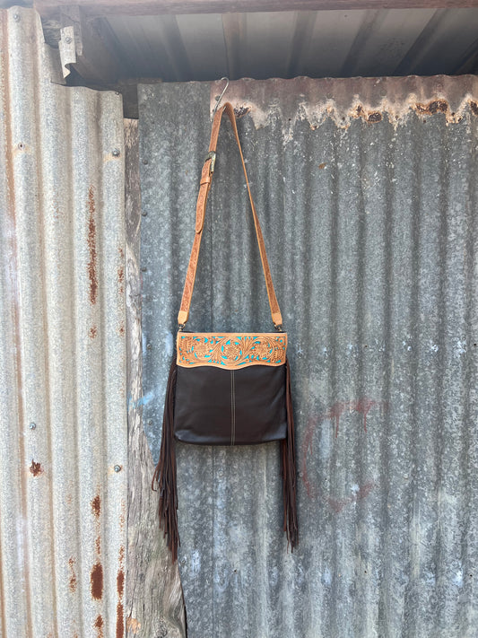 Tahlia Tooled Handbag