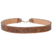 Tooled Leather Bag Strap