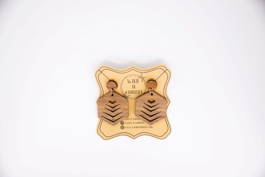 Wooden Triangle Dangle