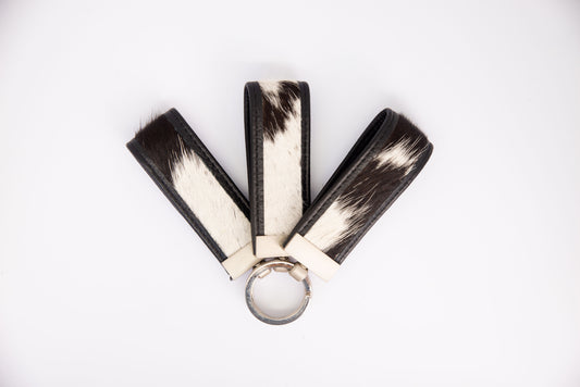 Maine Keyring - Black & white
