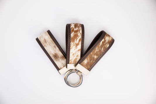 Maine Keyring - Chocolate & White