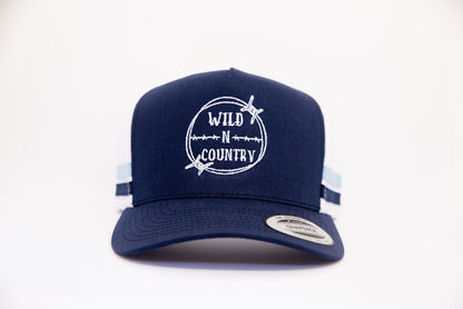 The Essential WNC Trucker Cap - Navy/White