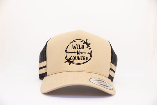 The Essential WNC Trucker Cap - Khaki/ Black
